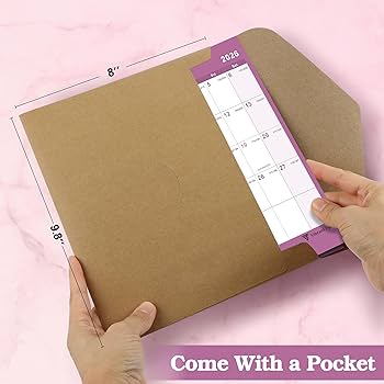 Amazon | Vivid Focus 2025-2026年 年間壁掛けカレンダー - 年間